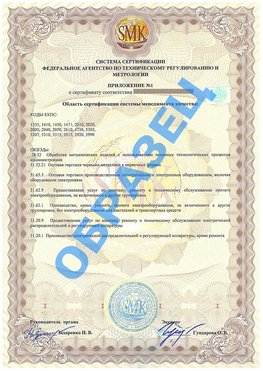 Приложение 1 Норильск Сертификат ГОСТ РВ 0015-002