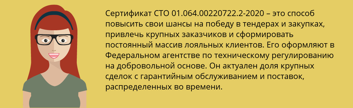 Получить сертификат СТО 01.064.00220722.2-2020 в Норильск
